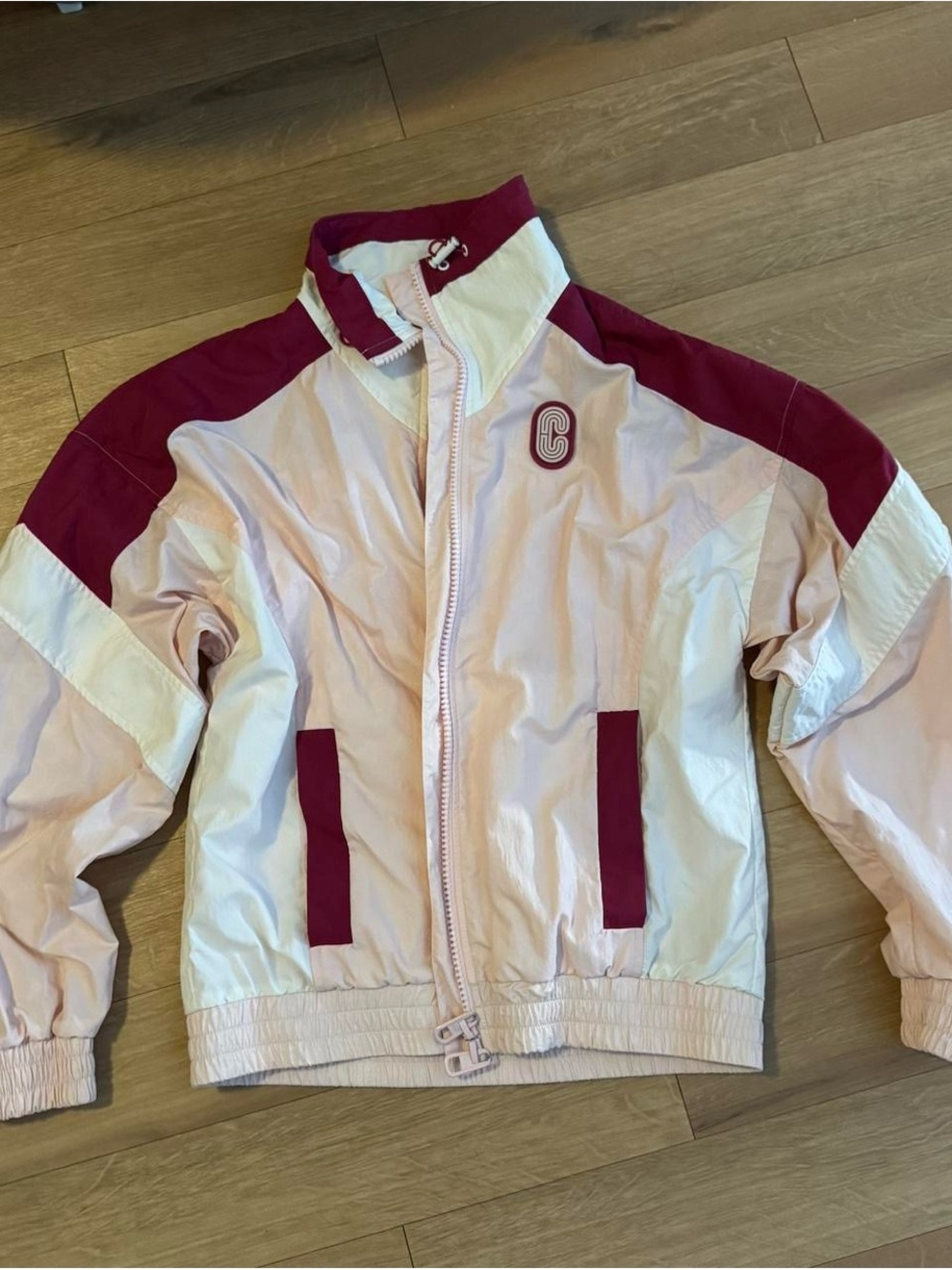 Coach Colorblock Light Pink Windbreaker